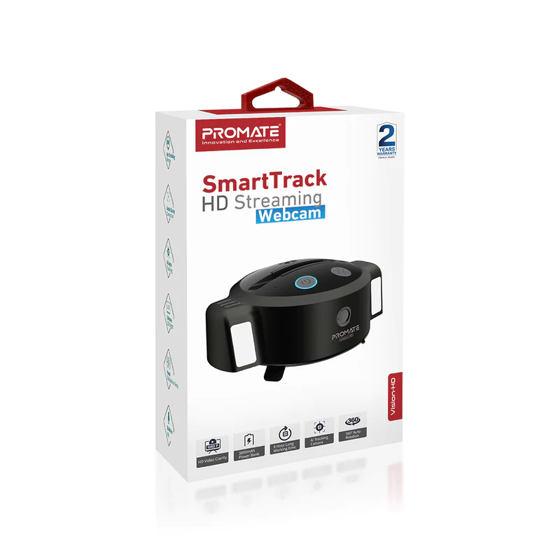 Promate Vision-HD SmartTrack HD Streaming Webcam Promate Vision-HD SmartTrack HD Streaming Webcam